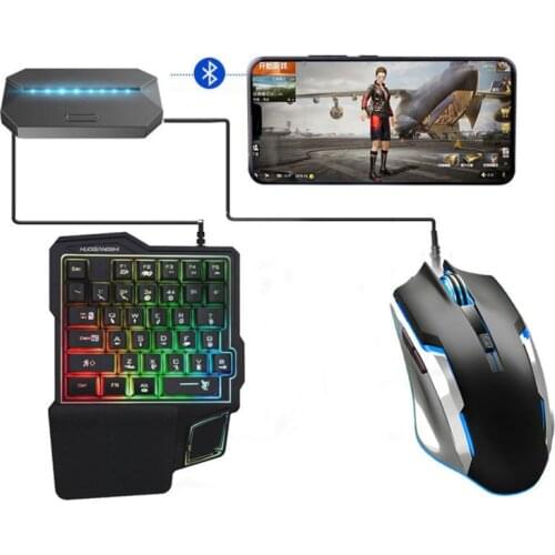 PUBG Gamepad Mobile Controller Converter RGB Gaming Keyboard And Mouse Adapter Bluetooth-Compatible For IOS For Nintendo Switch