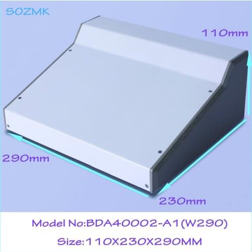 1pcs )110x230x290mm abs control metal enclosures customizable electronics enclosures for pcb distribution box