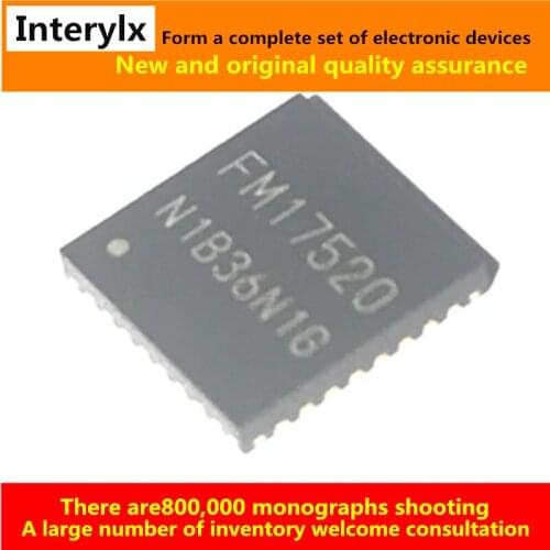 10PCS FM17520 100% New And Original QFN-32 13.56Mhz RFID Identify Rf Card Chip