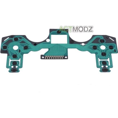 10x Replacement Kits Button Ribbon Conductive Film Flex Cable For PS4 Controller