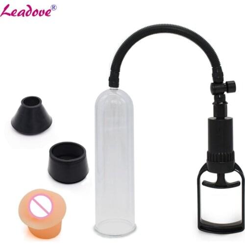 10pcs/lot Penis Pump Handsome UP Penis Enlargement Vacuum Pump Penis Extender Extension Sex Products Sex Toy for Men