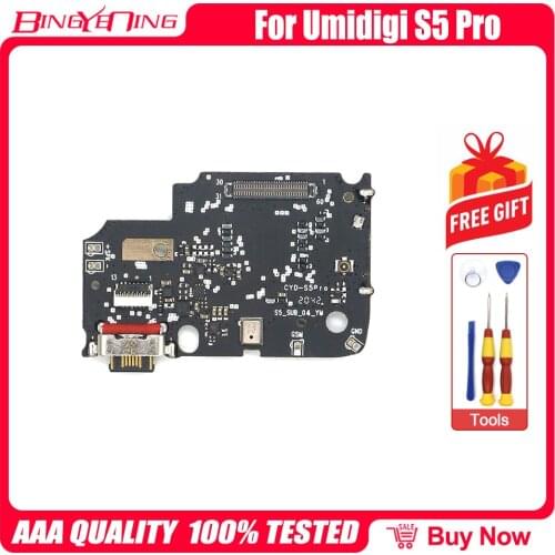 100% New Original Charging Port Board USB Board Micphone Repair Accessories Parts For Umidigi S5 Pro Cellphone