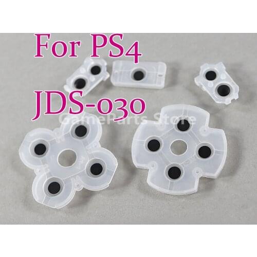 OCGAME For PlayStation 4 PS4 Controller JDS-030 JDM 030 New Version Soft Silicone Conductive Rubber Adhesive Button Pad 2sets
