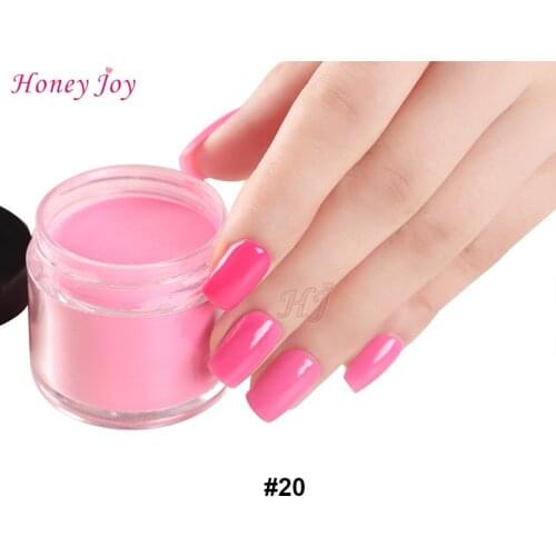 28g/Box #20 Paradise Pink Dip Powder Nails Dipping Nails Get Stronger Natural Long-lasting Nail No UV Light Needed Safe Odorless