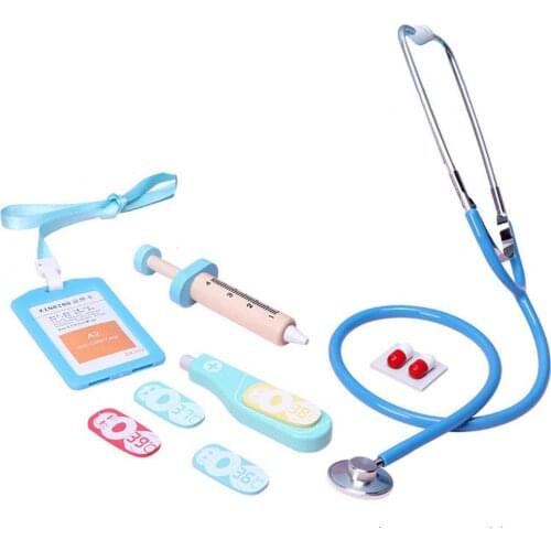 5Pcs/Set Mini Simulation Doctor Toy Adjustable Anti-impact Stethoscope Syringes Doctor Toy Children Educational Toy