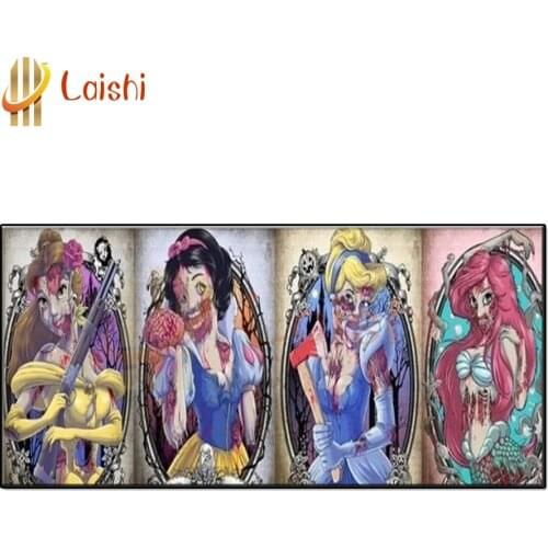 Diamond embroidery Cartoon, horror, princess diamond mosaic diamond painting full square round stitch cross rhinestone pictures