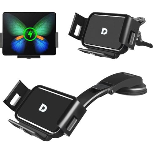 15W Car Wireless Charger For iPhone 12 11 Pro Max XS XR X Car Gravity Mount For Samsung Galaxy Fold/S10/S9/S8/i11/X/XR/8