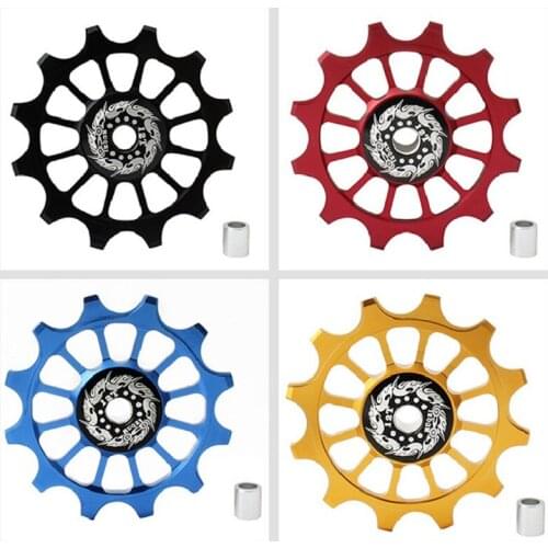 Outdoor Cycling Four Colors Aluminum Alloy Bicycle Rear Steering Wheel To Inhibit The Horizontal Swing Of the Chain Stabilizer