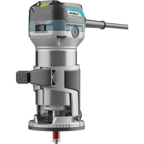 EU 220V Woodworking Router Milling Machine Electric Trimmer Milling Cutter Trimming Slotting Cutting Tools