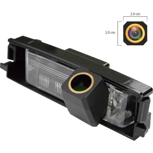 HD 1280x720P Golden rear view camera plate light dynamic guides for Toyota RAV 4 4WD 2001-2012