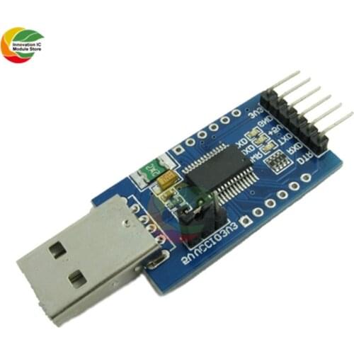 5V 3.3V FT232RL USB To Serial 232 Adapter Download Cable Module For Arduino FT232 Over Current Protect 500MA Self-restore Fuse