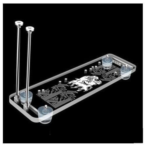 PCI-E graphics card extension line color LED card bracket Vertical side upright PCI-E to external built-in graphics card bracket