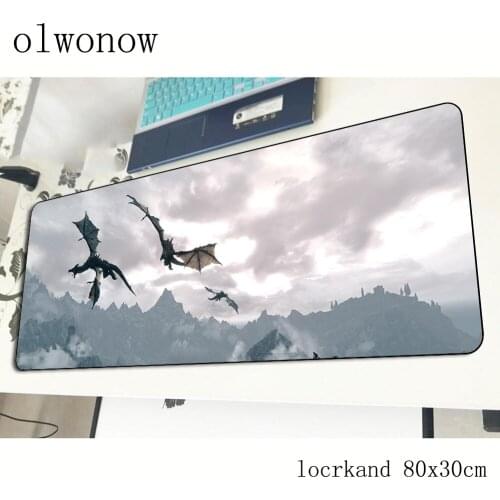 Skyrim pad mouse Aestheticism computador gamer mouse pad 800x300x2mm padmouse Cartoon mousepad ergonomic gadget office desk mats