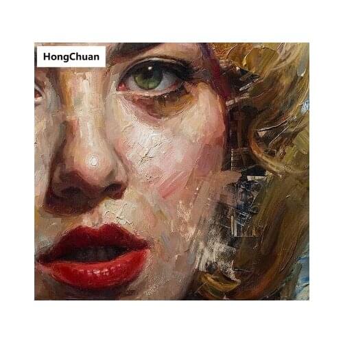 Beauty Painting 5D Square/Round Diamond Embroidered Mosaic Cross Diamond Painting Home Decoration Mural New Year Gift