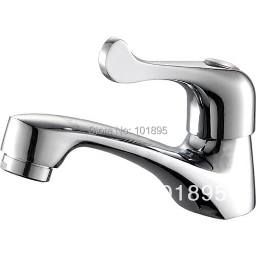 L15363 - Luxury Deck Mounted Chrome Color Brass Bibcock