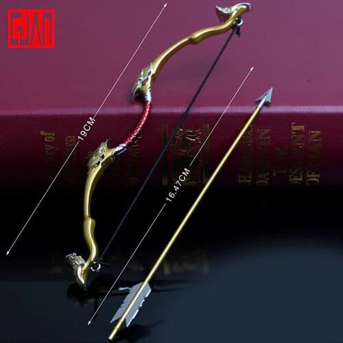 Alloy Sword Weapon Model Game Props Peripheral Weapon Jinling Bow And Model Wei Wuxian Blue Forget Alloy Weapon