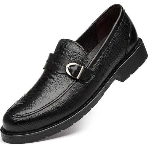 Genuine Leather Shoes Men Loafers Soft Cow Leather Men Casual Shoes 2020 New Male Footwear Black Business Formal Shoes