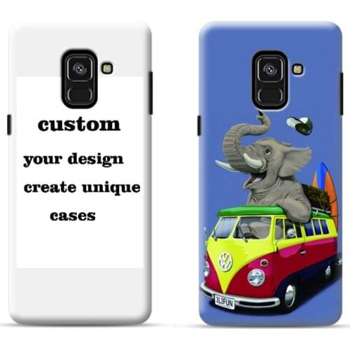 A Strong elephant Phone Case Custom Print for Samsung A5 A6 A7 A8 For Samsung Series Full Wrap Printing Cases Drop ship support