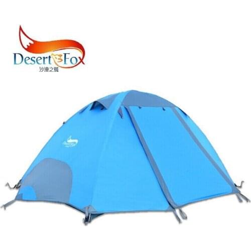 Professional Pole Double bunk camping tent outdoor tent camping multiplayer anti storm Aluminum pole