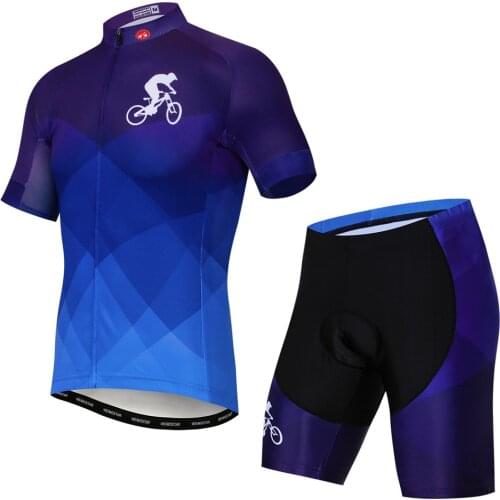 Weimostar Pro Cycling Jersey Suit Summer Mountain Bike Clothes Team Sport Bicycle Clothing Anti-UV Cycling Jersey Sets For Men
