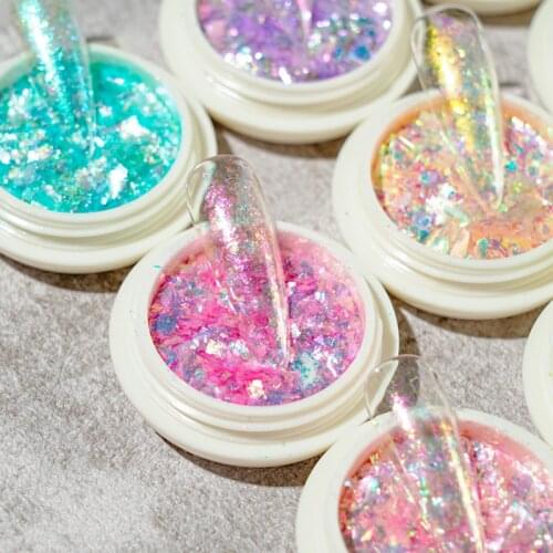 0.8g C6 Aurora Color Shift Flake Chameleon Pigment 1 Box H1L, H2L, H3L, H6L All Colors Aurora Color Shift Flake Chameleon