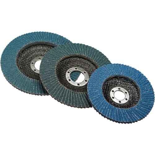 1PC 100mm Grinding Wheels 40/ 60/80 /120 Grit Flap Discs Grinder Sanding Discs For Metal Plastic Wood Abrasive Tool