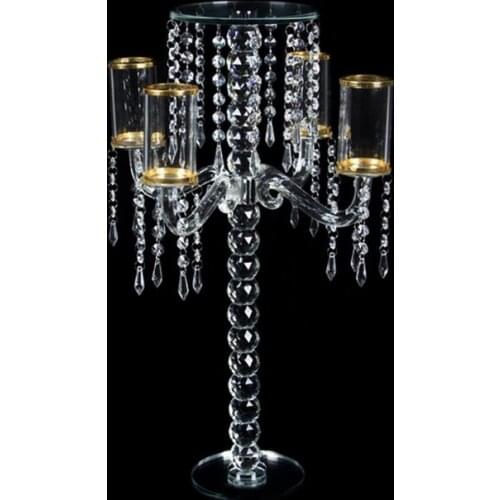 10pcs Acrylic Crystal Bead chandelier baby bridal shower Christmas new year engagement Party Wedding Centerpiece Club Decoration