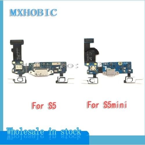 10pcs USB Charger Charging Port Dock Connector Flex Cable For Samsung Galaxy S5 mini i9600 G900F G800F Keyboard Sensor Ribbon