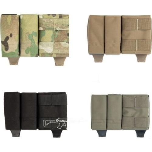 5.56 1+2 Side double magazine bag military fan tool bag