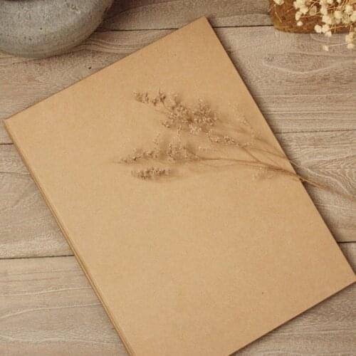 Handmade DIY Album Retro Kraft Paper Creative Self-adhesive Film Album Wedding Growth Memorial Album Simple Literature And Art