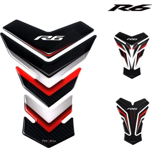 Motorcycle Tank Pad Protector 3D Case For Yamaha R6 YZF-R6 2009-2018 Tank Decal Stickers 1998 2018 2009