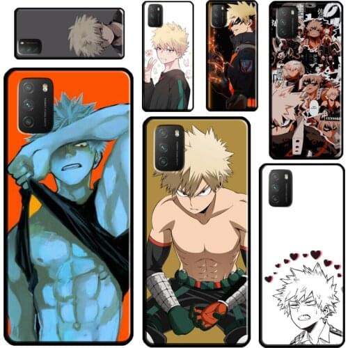 Anime Katsuki Bakugou For Xiaomi Mi 11 Ultra 9T 10T Pro Mi Note 10 Lite Phone Case For POCO X3 Pro M3 F1 F2 F3