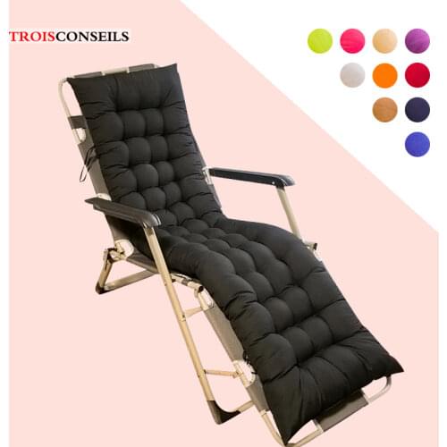 Long Cushion Reclining Chairs Foldable Rocking Chair Cushion Garden Chair Cushion Window Floor Mat Multicolor Optional