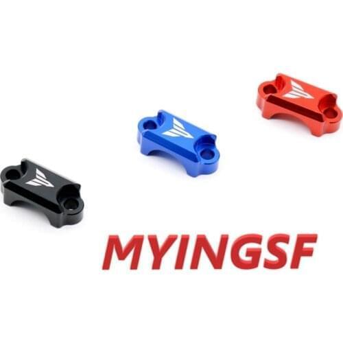 For YAMAHA YZFR1 YZF-R1 YZFR6 YZF-R6 1998-2020 19 17 15 13 11 09 Motorcycle Brake Master Cylinder Handlebar Bar Clamp Cover