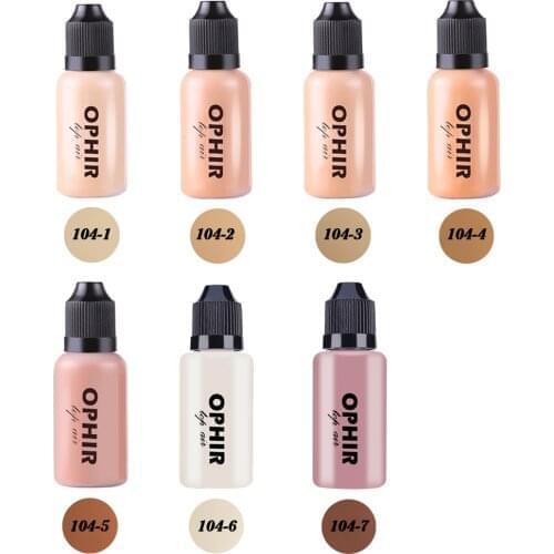 OPHIR Airbrush Makeup Foundation Inks 3 Colors Air Foundation for Face Paint Make-up Salon Cosmetic Makeup Pigment_TA104(2-4-5)