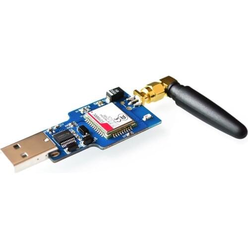 USB to GSM Serial GPRS SIM800C Module With Bluetooth Sim900a Computer Control Calling With Antenna