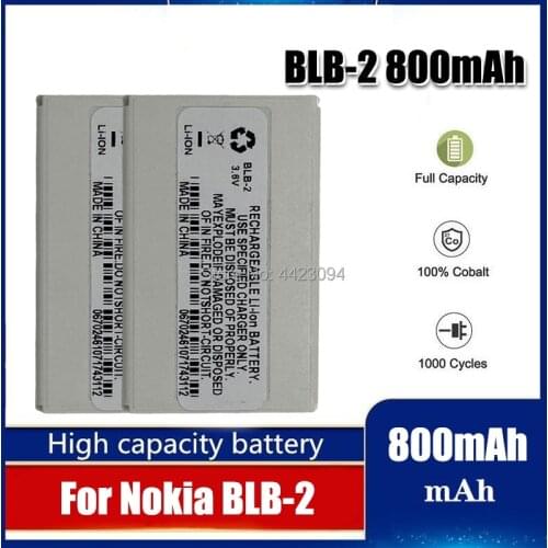 New BLB-2 BLB2 Li-ion Mobile Phone Battery For Nokia 3610 5210 6500 6510 7650 8210 8250 8310 8850 8890 8910 8910i