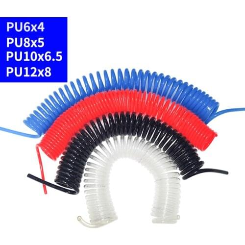 PU6*4 PU8*5 PU10*6.5 PU12*8 Air Compressor Hose Pipe quick Detachable Connectors Pneumatic Hoses Parts 6M 9M 12M 15M