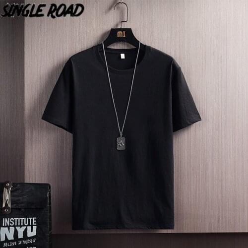 Single Road Men's Plain T-shirts