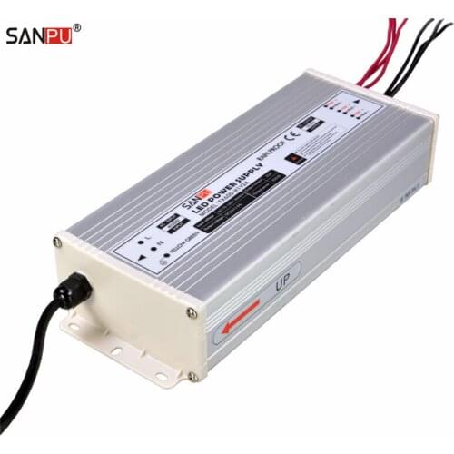 SANPU SMPS 600w 24v LED Drive 25a Constant Voltage Switching Power Supply 220v 230v ac-dc Lighting Transformer Rain Proof IP63
