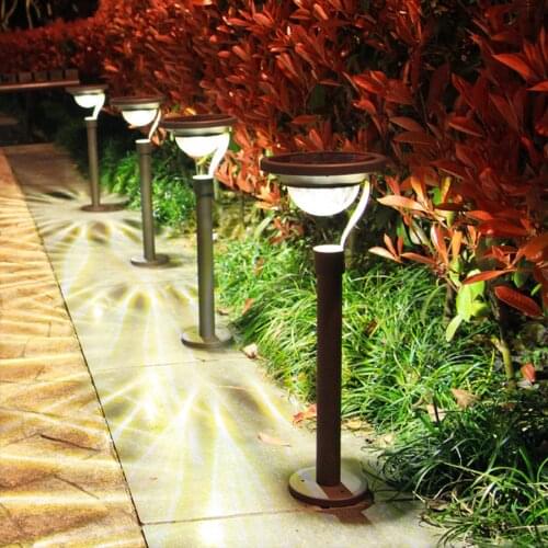 Thrisdar 2 IN 1 Solar Pathway Light Outdoor Solar Garden Stake Lights Landscape Driveway Solar Lamps for Yard Patio Walkway