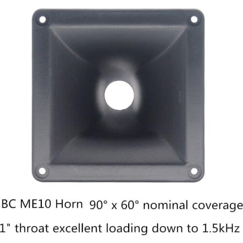 Finlemhom Tweeter Speaker Treble Horn ME10 130.5*130.5mm 2PC Accessories For Home Theater Sound Bar Bookshelf Professional Audio