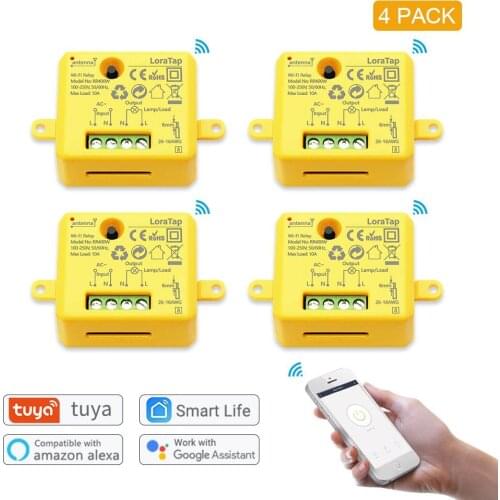 Wifi Timer Smart Switch Support Smart Life Tuya APP Wireless Home Automation Compatible with Google Home Alexa Amazon