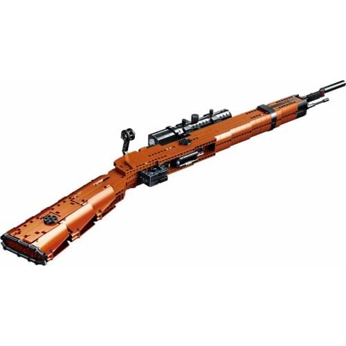 1004Pcs 98K Blaster Military Bricks Small Particle DIY Building Block Model For Children Educational Toy Birthday Christmas Gift