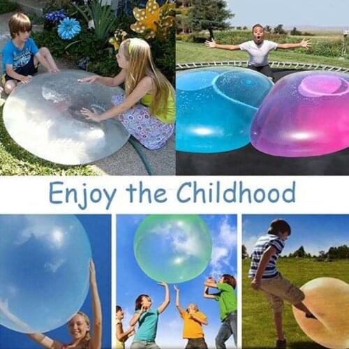 2021 Portable Water Filled Balls Lightweight Inflatable Bubble Ball Suitable for Outdoor Pool Garden Beach N66