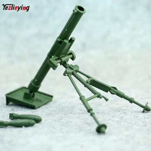 1/6 Scale Accessories in Action Figure Model Toy 1/6th Military Army Combat Soldier Mortar Green Gun Weapon Arms Parts Plastic