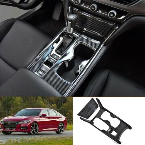 Car Stickers Center Console Decorative Frame Protective Shell Gear Gear Shift Box Panel Cover For Honda Accord 2018 2019 2020