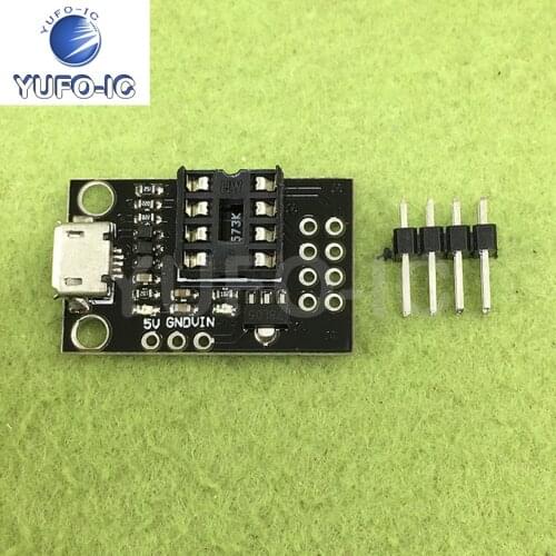 Free Ship 1PCS ATtiny13A/ATtiny25 /ATtiny45/ATtiny85 Pluggable Development bian cheng ban