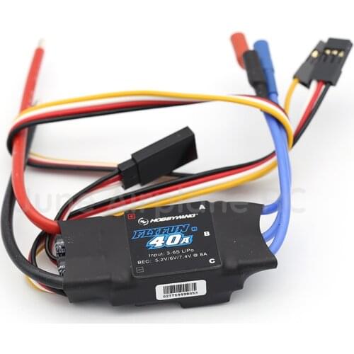 Hobbywing FlyFun V5 40A 2-6S Lipo Brushless ESC Motor for RC Multicopter Helicopter Plane
