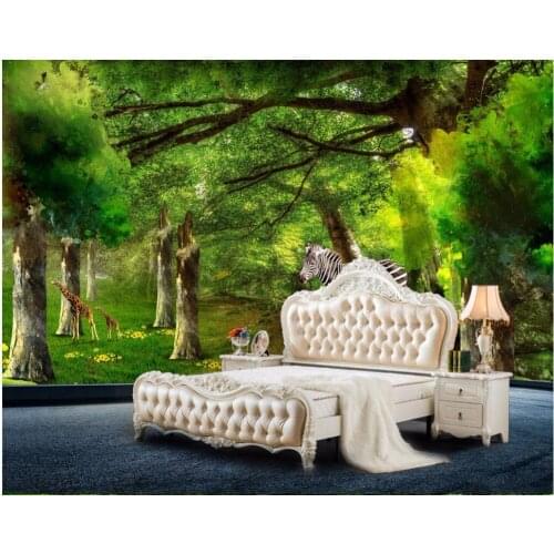 Custom mural 3d room wallpaper Forest park 3d landscape background wall room painting 3d wall murals wallpaper for walls 3 d